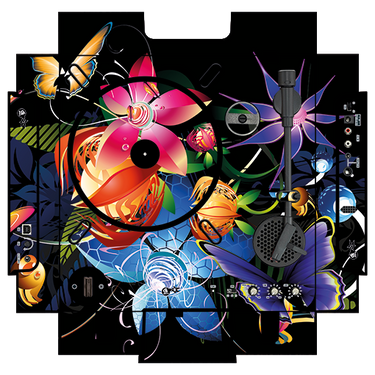 dj-skins Numark PT 01 Skin LOTUS GARDEN